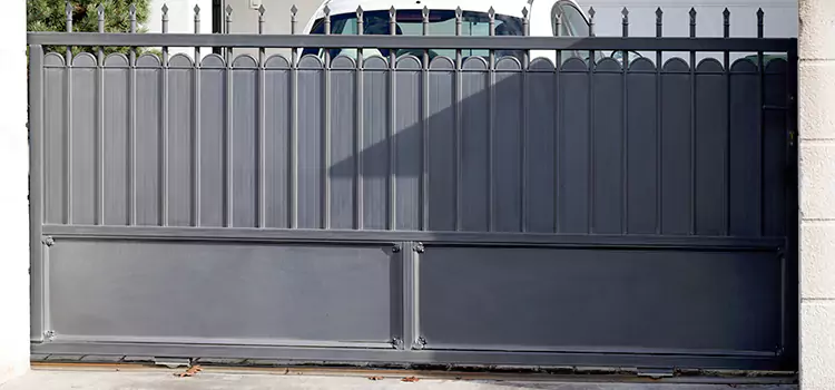 Metal Driveway Gate Installation Loves Park